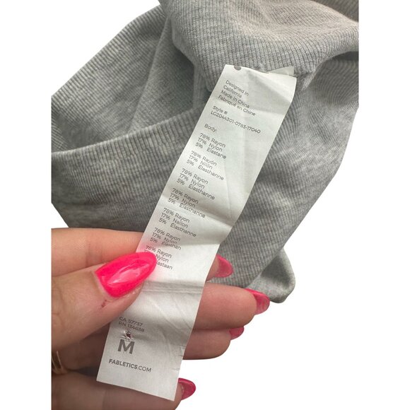 FABLETICS Gray Straight Leg Sweatpants Size Medium - Picture 2 of 6